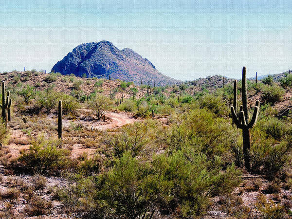 Phoenix Art Print featuring the photograph Desert Hills by Gordon Beck