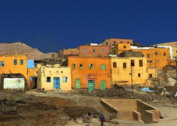 Egypt Art Print featuring the photograph Desert Village by Carl Sheffer