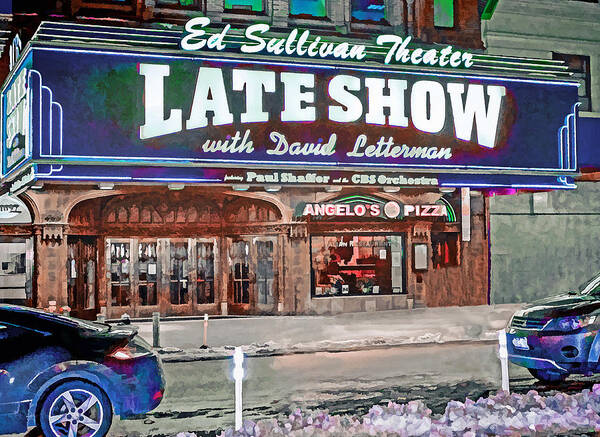 Late Show Art Print featuring the photograph Ed Sullivan Theater by Jerry Gammon