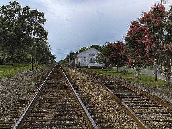 Ellenboro Art Print featuring the photograph Ellenboro Depot by Kevin Senter