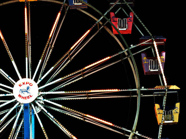 Ferris Wheel Art Print featuring the photograph Ferris Wheel by Randi Kuhne