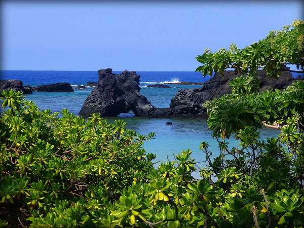 Lagoon Art Print featuring the photograph First Glimpse of a Tropical Paradise by Lori Seaman