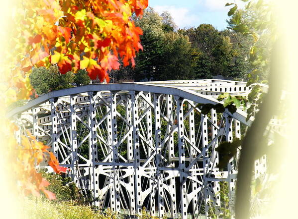 Easton Pa Free Bridge Art Print featuring the photograph Free Bridge from Lafayette College by Jacqueline M Lewis
