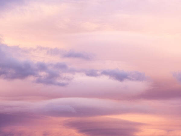 Wind Art Print featuring the photograph Full frame of the low angle view of clouds of colors in sky during sunset. Valencian Community, Spain by Jose A. Bernat Bacete
