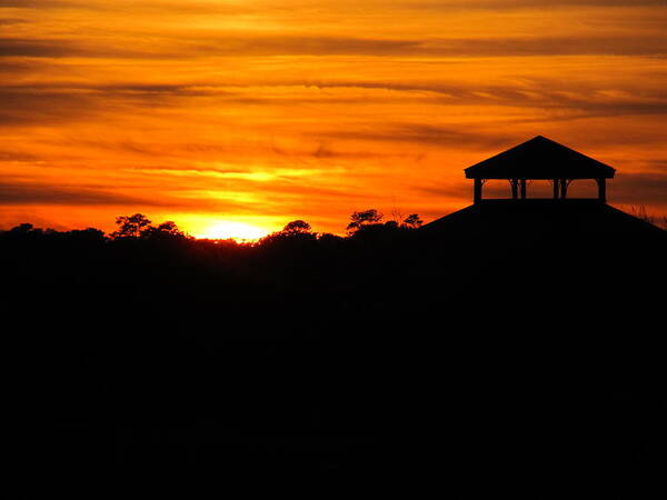 Sunset Art Print featuring the photograph Glowing Soft Closure by Joetta Beauford