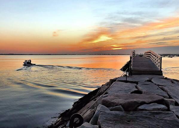 Going Fishing Art Print featuring the photograph Going Fishing by Janice Drew