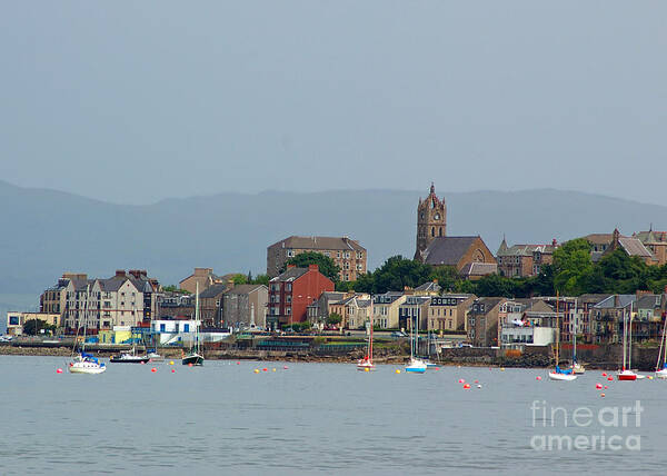 Gourock Art Print featuring the photograph Gourock Harbor by Nancy L Marshall