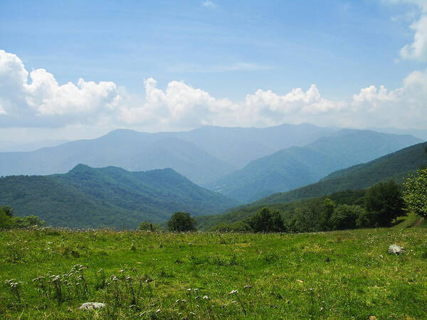 Landscape Art Print featuring the photograph Great Smoky Mountains by Melinda Fawver