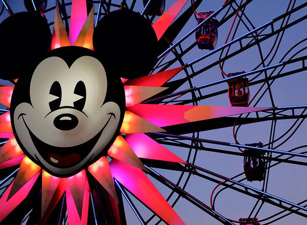 Mickey Art Print featuring the photograph Happy Times by Camille Lopez