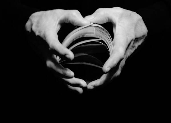 Magician Art Print featuring the photograph Heart in Hand by Cathy Donohoue