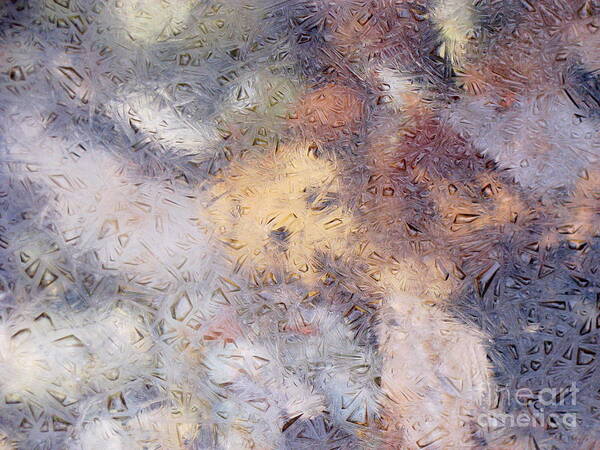 Abstract Nature Art Print featuring the photograph Iced Stones by Fred Sheridan