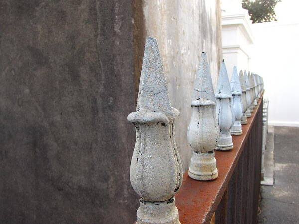 Cemetery Art Print featuring the photograph Ironwork by Beth Vincent