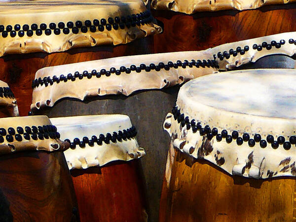 Drum Art Print featuring the photograph Japanese Drums by Susan Savad