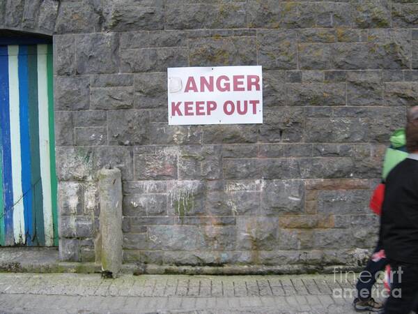 Aran Islands Art Print featuring the photograph Keep Out Aran Islands Ireland by Christopher Plummer