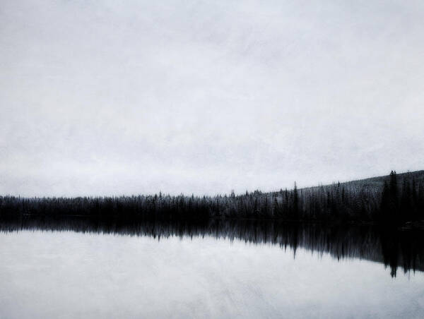 Winter Art Print featuring the photograph Lac Le Jeune by Theresa Tahara