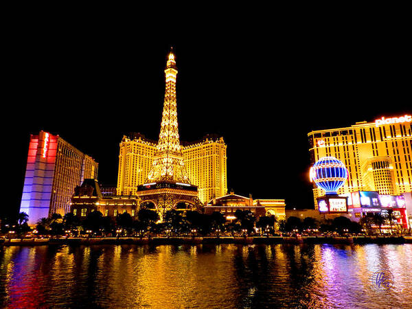 Paris Las Vegas Hotel And Casino Art Print featuring the photograph Las Vegas 012 by Lance Vaughn