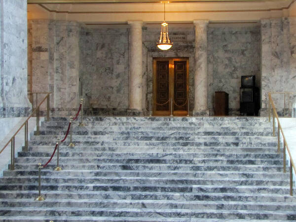 Olympia Art Print featuring the photograph Legal Steps by Tikvah's Hope