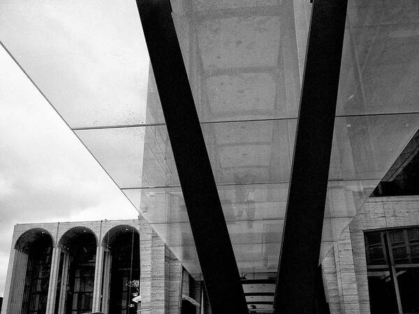 Architecture Art Print featuring the photograph Lincoln Center Lines 4 by Cornelis Verwaal