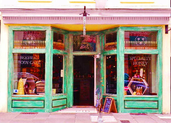 Shop Art Print featuring the photograph Magical Beeswax Shop by Patricia Greer