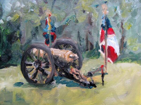 Maury Art Print featuring the painting Maury Light Artillery by Susan Elizabeth Jones