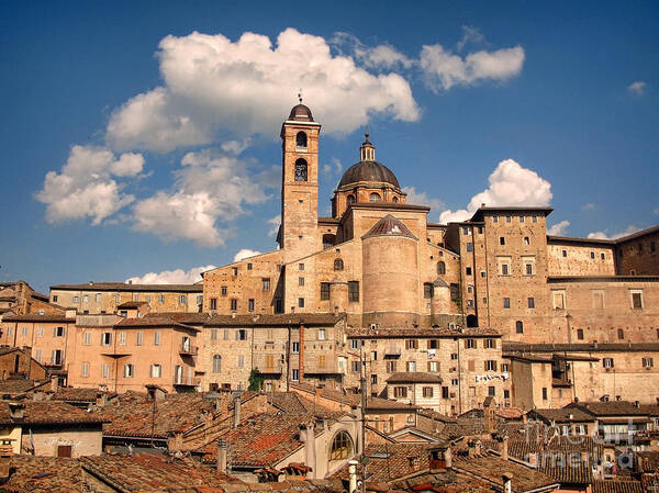 Urbino Art Print featuring the photograph Medieval Urbino.Italy by Jennie Breeze