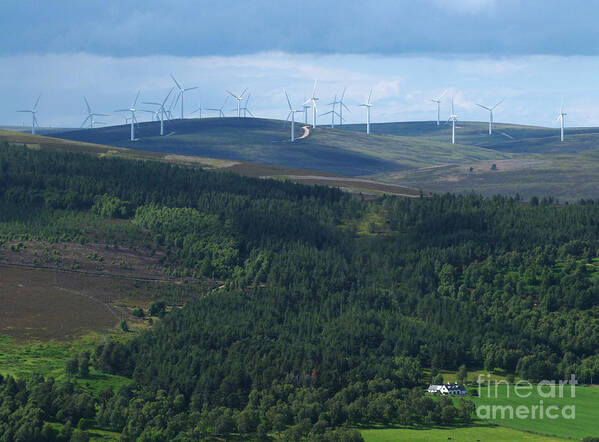 Farming Art Print featuring the photograph Mixed Land Use - Strathspey by Phil Banks