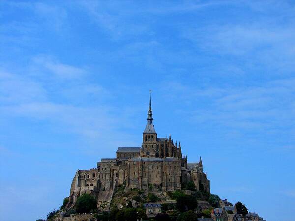 Photograph Art Print featuring the photograph Mont Saint Michel - France by Cristina Stefan
