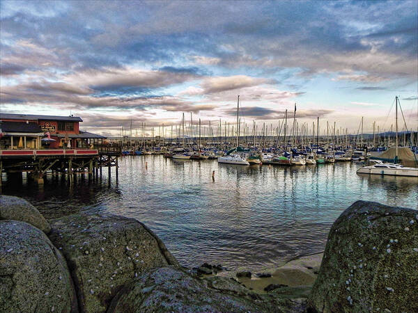 Monterey Art Print featuring the photograph Monterey Marina California by Kathy Churchman