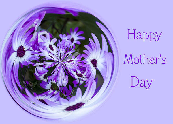 Purple Art Print featuring the photograph Mothers Day by Cathy Kovarik