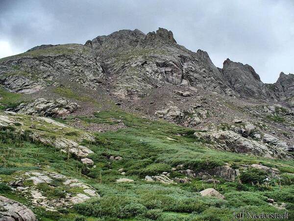 Scenery Art Print featuring the photograph Mountain top by Jeff Niederstadt