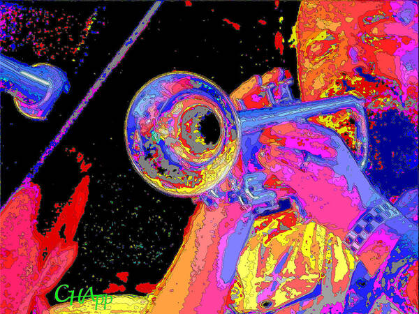 Music Art Print featuring the photograph Music Out of Metal V by C H Apperson