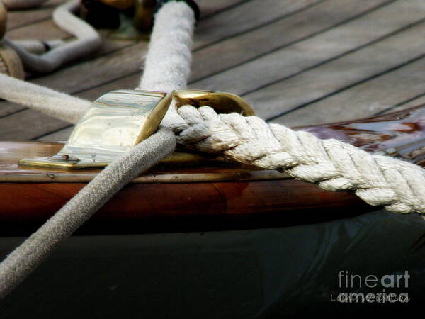 Nautical Art Print featuring the photograph Nautical Textures by Lainie Wrightson