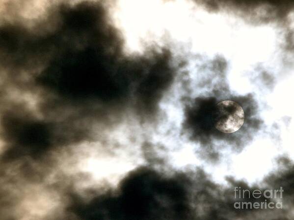 Sun Art Print featuring the photograph Nighttime sun by Deena Withycombe