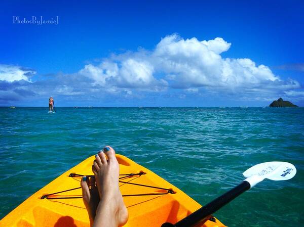 Toe Art Print featuring the photograph Oahu Toes by Jamie Johnson