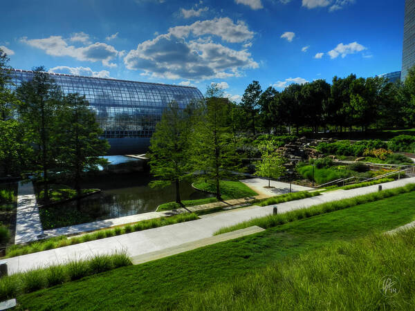 Oklahoma City Art Print featuring the photograph Oklahoma City - Myriad Botanical Gardens 001 by Lance Vaughn