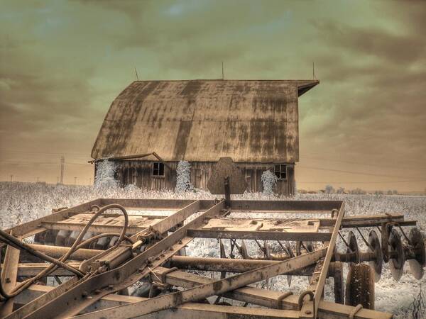 Barn Art Print featuring the photograph On The Farm by Jane Linders