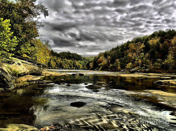 Rural Art Print featuring the photograph On the River by Ken Frischkorn