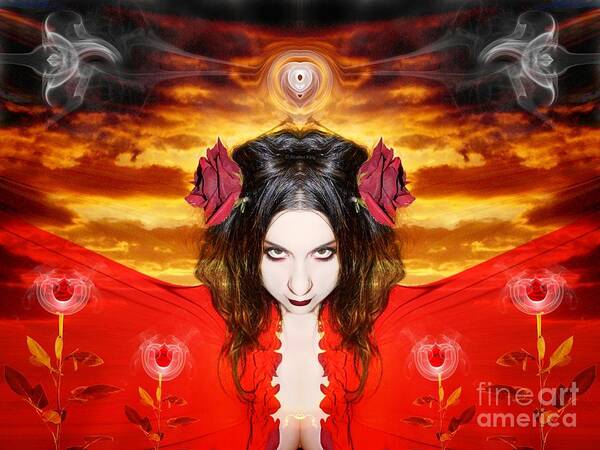 Inspire Art Print featuring the photograph Persephone do I invoke by Heather King
