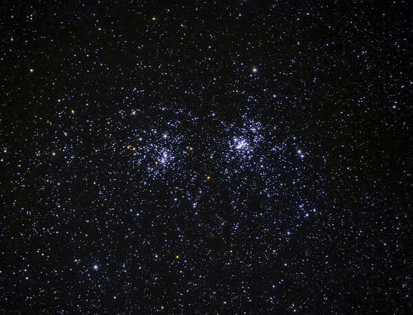 Perseus Art Print featuring the photograph Perseus Double Cluster NGC 869 by Dennis Bucklin