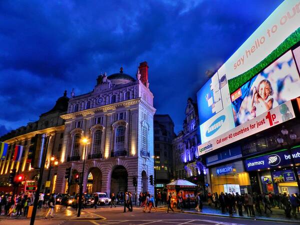 Piccadilly Circus Art Print featuring the photograph Piccadilly Circus 002 by Lance Vaughn