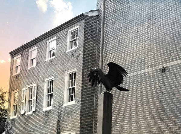 Poe House Art Print featuring the photograph Poe House by Dark Whimsy