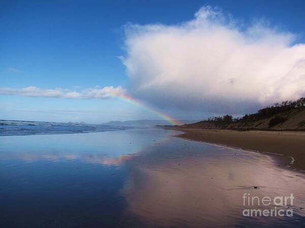Rainbow Art Print featuring the photograph Rainbow Reflection by Michele Penner