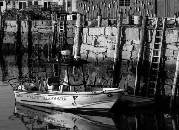 Rockport Art Print featuring the photograph Rockport Harbormaster by Betty Denise