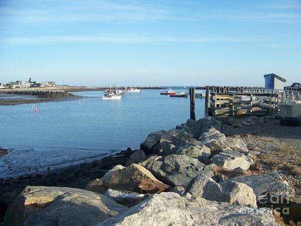 Rye Nh Art Print featuring the photograph Rye Harbor by Eunice Miller