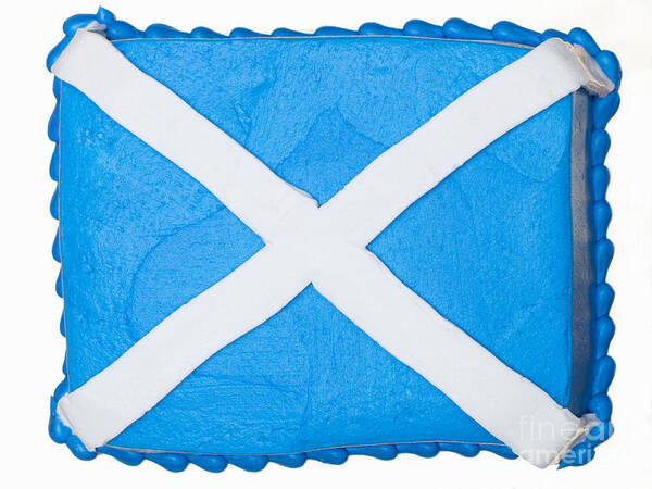 Patriotism Art Print featuring the photograph Scottish Cake by Diane Macdonald