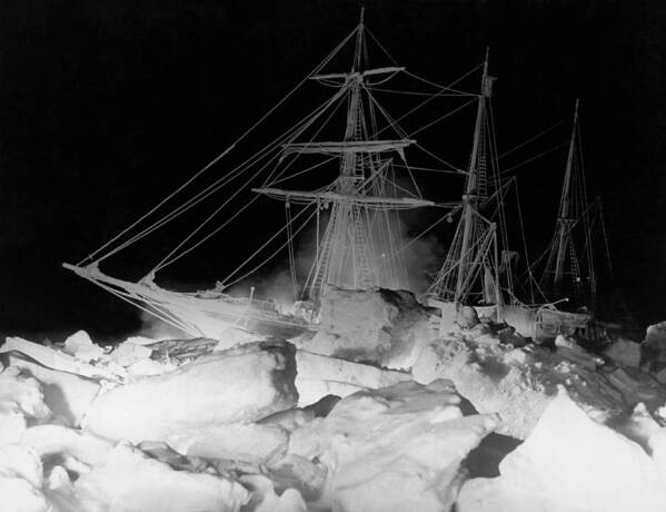 1910's Art Print featuring the photograph Shackleton's Ship, Endurance by Underwood Archives