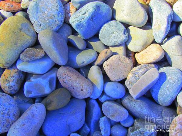 Rocks Art Print featuring the photograph Shadow Stones by Elizabeth Dow