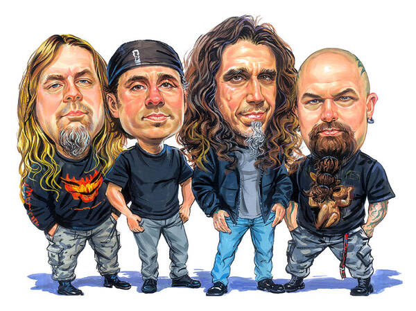 Slayer Art Print featuring the painting Slayer by Art 