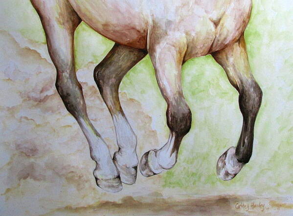 Horse Art Print featuring the painting Sound of Thunder by Catherine Howley