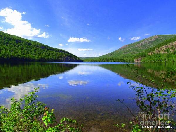 Baxter State Park Art Print featuring the photograph South Branch Pond by Elizabeth Dow